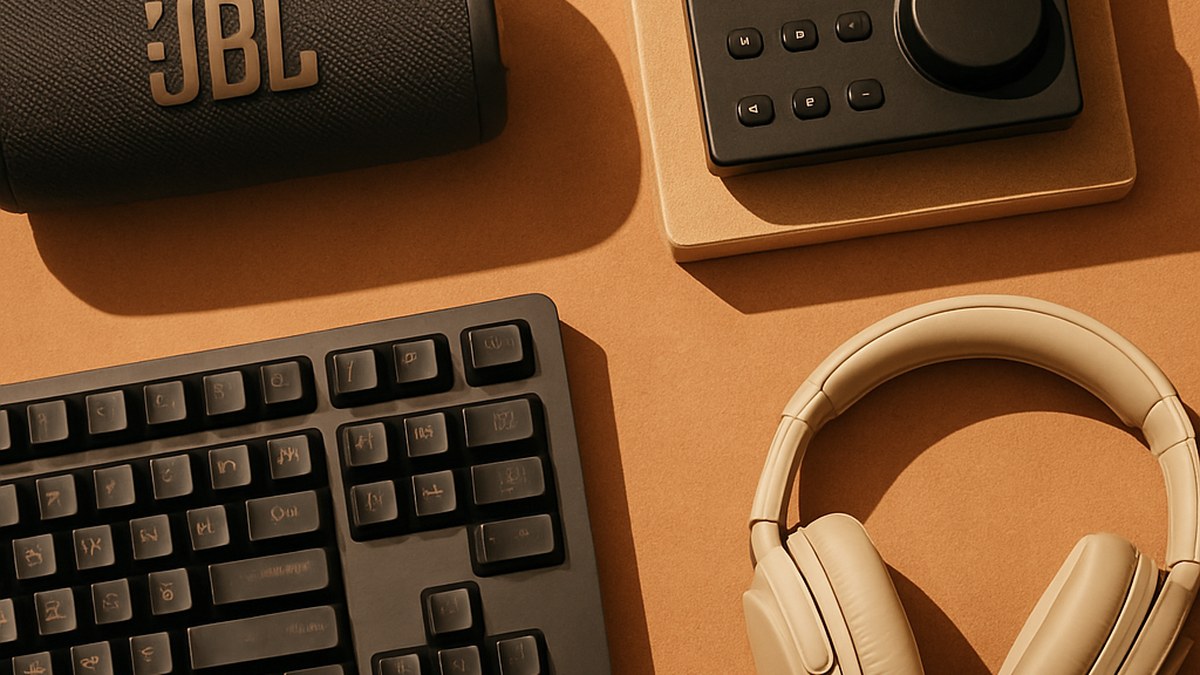 Top Tech Gadgets of May 2026: JBL Xtreme 5, Samsung Music Studio 5, and More — illustration